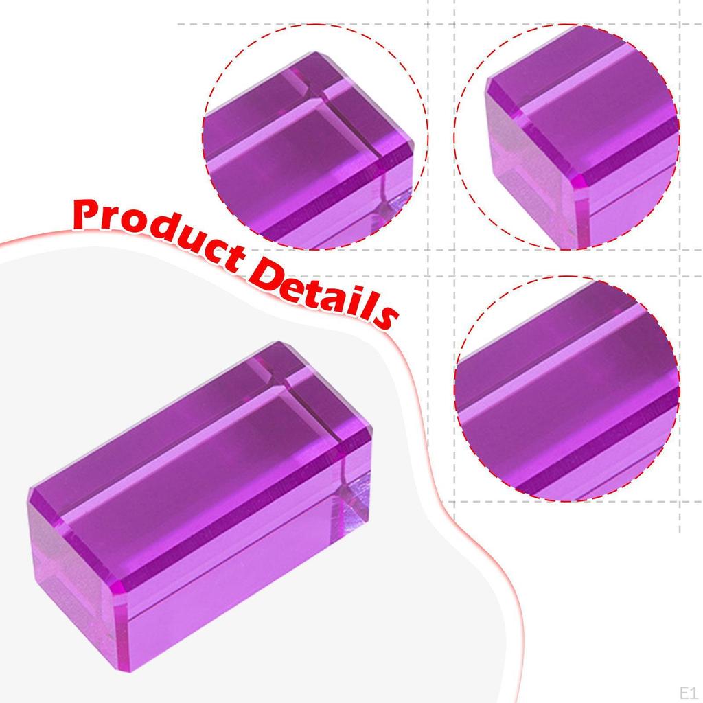 Fargerikt Byggeklosssett for Barn med Akryl Edelstenskuber Stabling og Sensorisk Lek