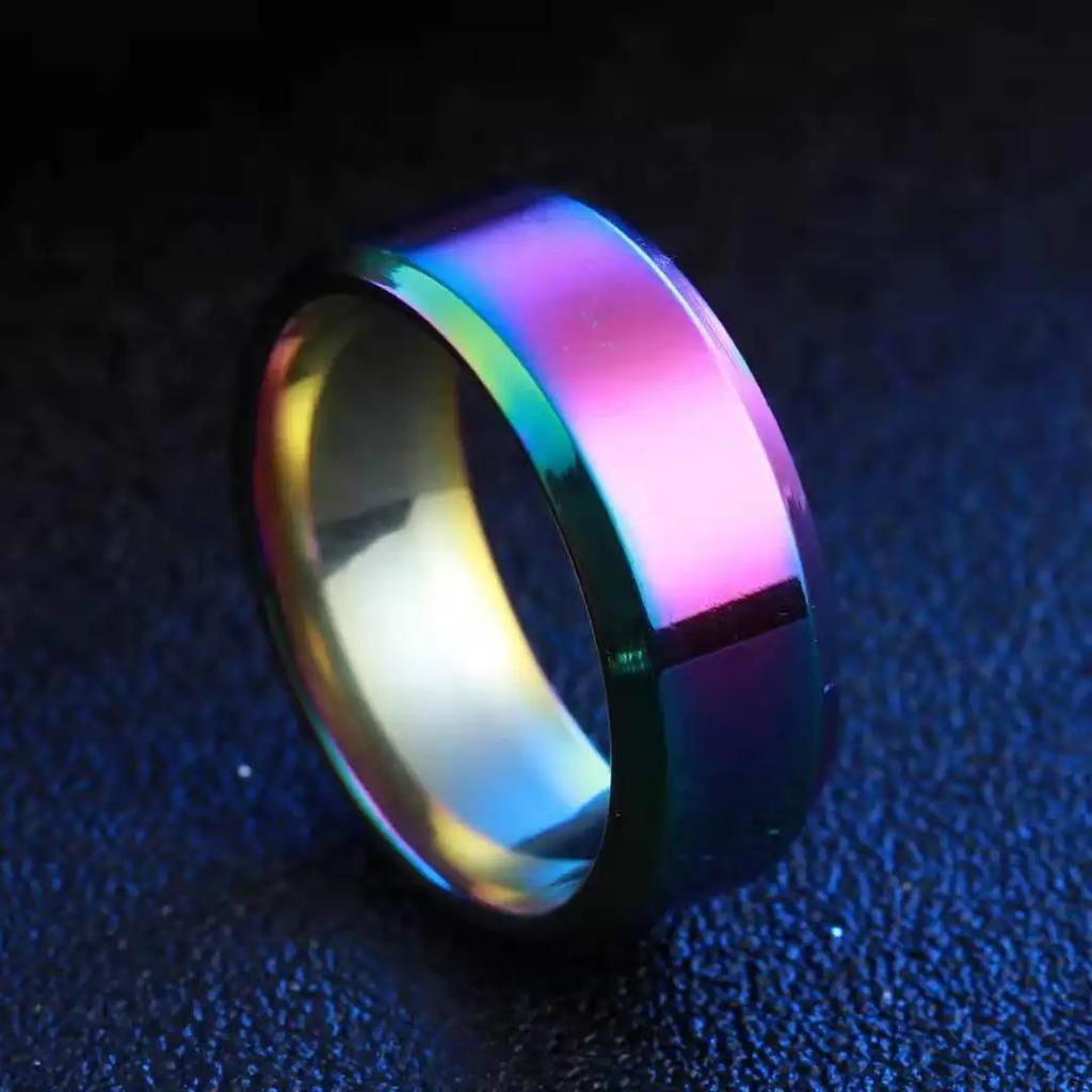 Stainless Steel Black Ring for Men Women Matte Charm Jewelry Wedding Engagement Band Durable Male Female Rings