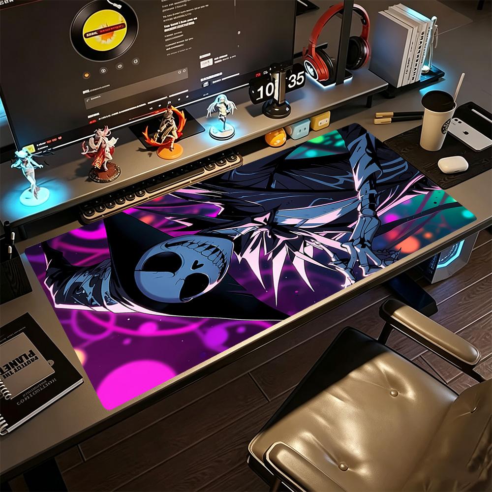 Jack Skellington Gaming Mouse Pad Desk Mouse Pad Study Desk Mat Non-Slip Rubber Base Office and Gaming Desk Decoration