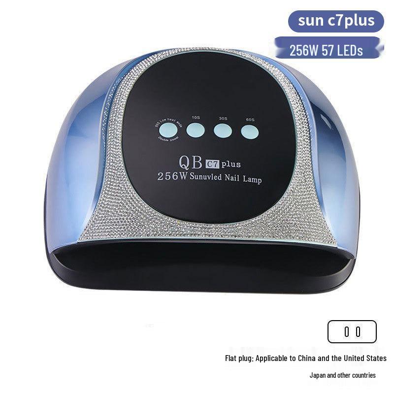 256W High Power UV/LED Dual Light Nail Curing Lamp