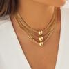 Accessories Hip Hop Trend Pendant Neck Chain Multi-layer Chain Clavicle Necklace Accessories Temperament Round Ball Personality Necklace