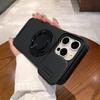 Rotation Stand Slide Camera Protector Magnetic Phone Case For iPhone 17 16 15 14 13 12 11 Pro Max Air Dual Protector Armor Cover