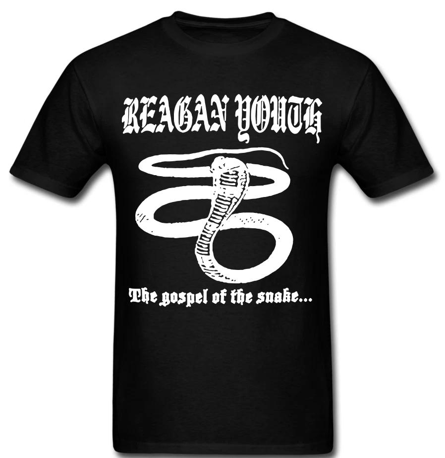 REAGAN YOUTH T shirt band Hardcore anarcho Punk Rock The Gospel of the snake S