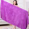 Thickened ultrafine fiber bath towel, large bath towel, ultrafine aquatic product, textile fiber, strong water absorption and