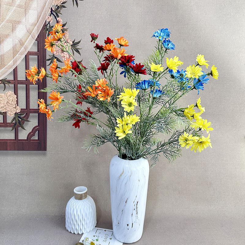 Artificial Flower Chrysanthemum Wedding Hotel Restaurant Decoration Desktop