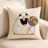 Meme Funny Hamster Meme Cushion Cover Linen AntiMite Antibacterial Cushion Cover Invisible Zipper Sofa Decor
