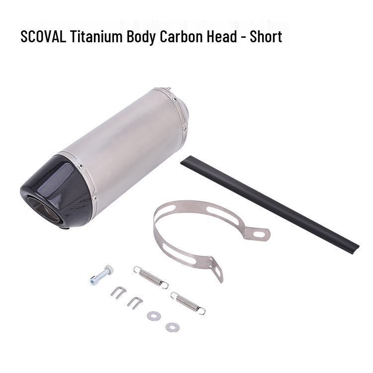 Modified Rear Exhaust Pipe for Ninja 400, Chunfeng 450SR, 675SR, RC390, CB50F Motorcycles