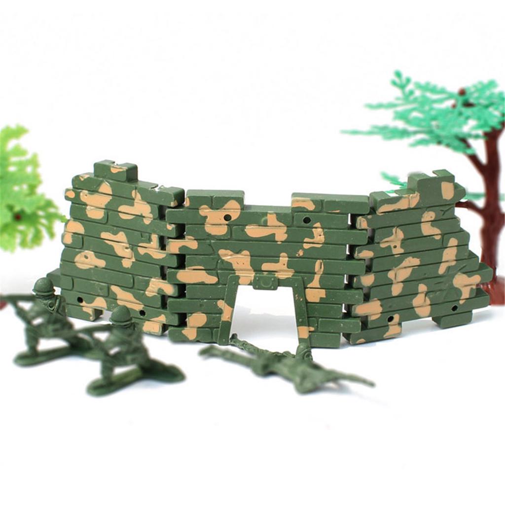Cerca 10Pcs Militar Exército Modelo Cena De Areia homens Acessórios Presentes Brinquedo Crianças