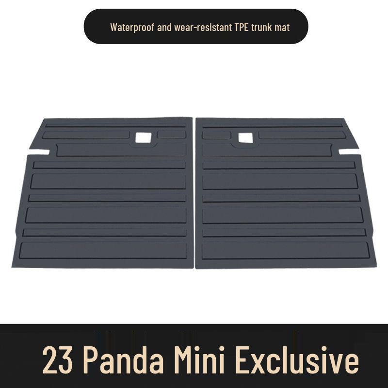 Panda Mini Trunk Mat - TPE Tail Box Mat for Interior Decoration Exclusive for Panda Mini