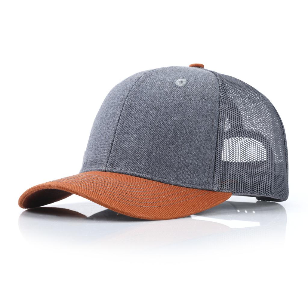Custom Logo Print Embroidery Microbend Brim Snapback Hats New Adult Casual Acrylic Sports Mesh Hat Women Men Tennis Baseball Cap