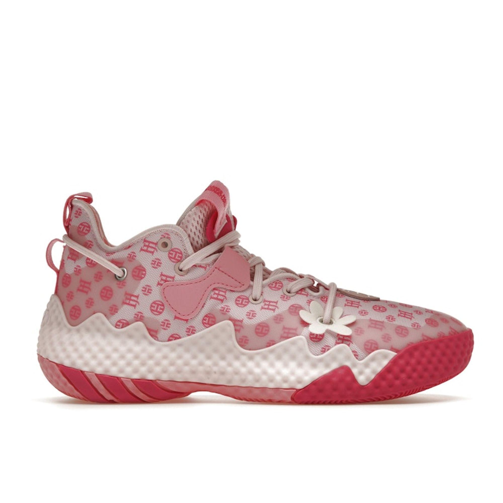 Adidas Харден Том. Детские кроссовки 6 J Clear Pink Monogram Cloud-White Team-Real-Magenta GV7059 42⅔