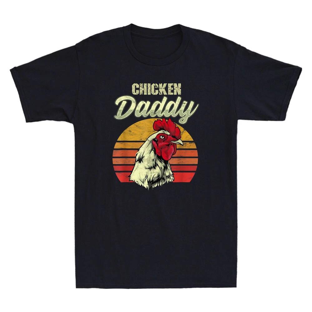 Chicken Daddy Distressed Funny Poultry Farmer Gift Men s Father s Gift T-Shirt M
