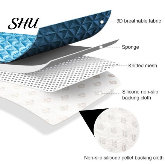 Front Seat Cushion Car Breathable Non-slip Square 3D Raised Point Four Seasons Universal Pad Comfortable Sitting Solid Color Auto Interior Mat