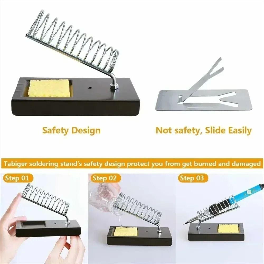 15Pcs/set EU/US Plug Electric Soldering Iron Welding Tool Kit 60W Welding Repair Tools  Welding Tool