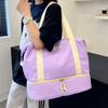 Wet and Dry Fitness Yoga Bag with Shoes and Wet Bathroom Outdoor Picnic Ingredients Storage Cotton Jacket Hand Luggage Bag