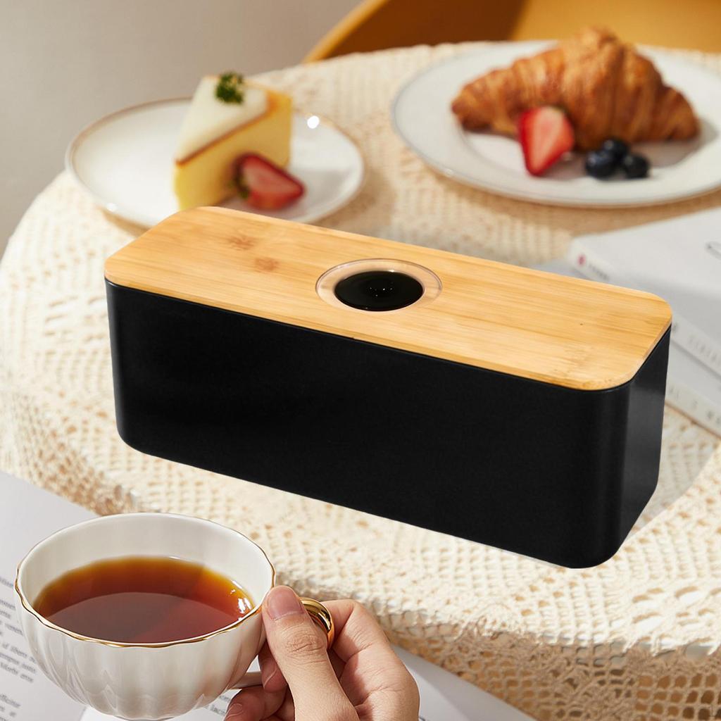 Bread Box with Cutting Board Lid Bin for Kitchen Counter Storage Container Breadbox