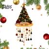 Luces Ambientales para Fiesta de Navidad Adorno Colgante para Árbol con Luces LED, Estrella Colgante Iluminada para Cima, Adornos Festivos Luminosos Preiluminados de Navidad