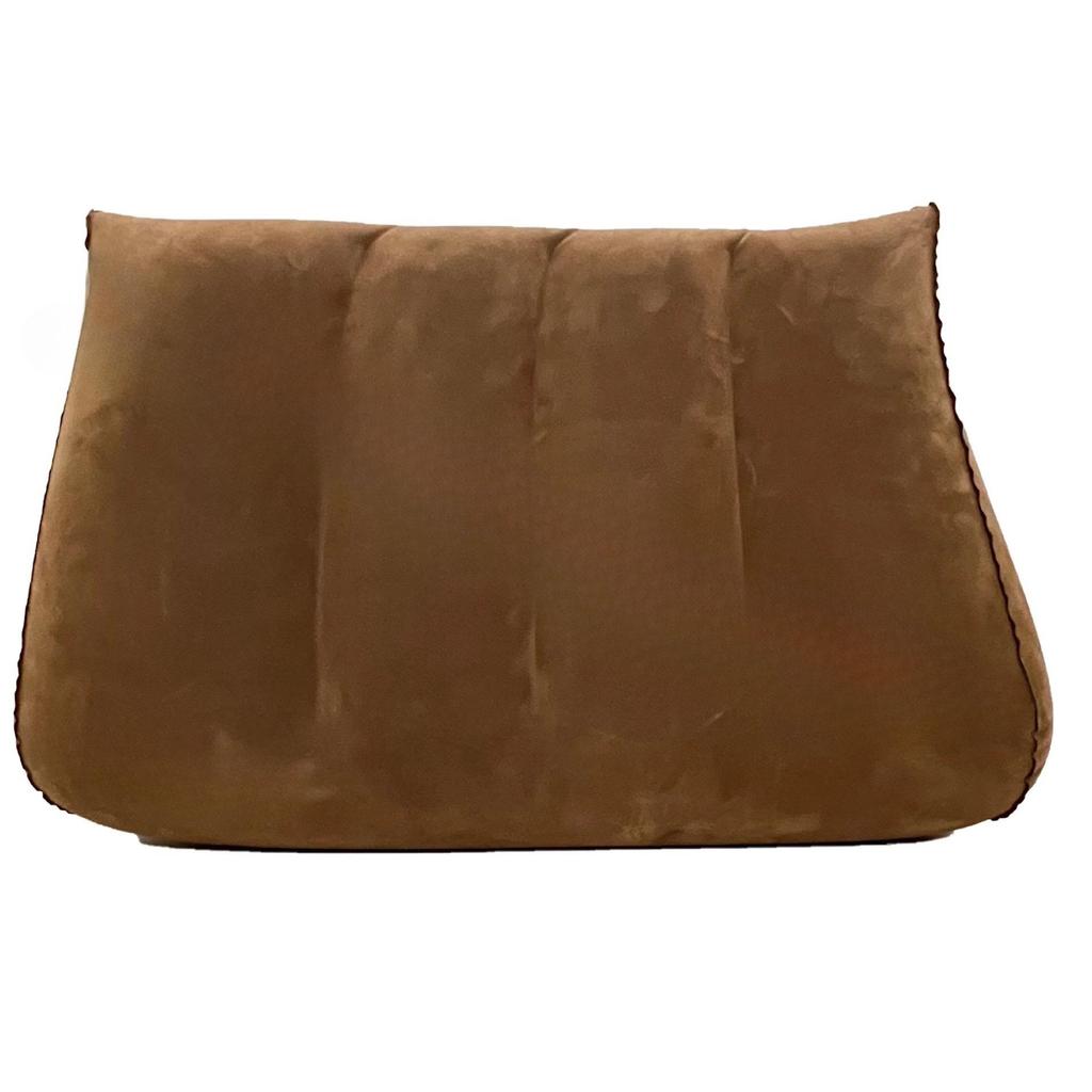 Inflatable PVC Triangle Cushion Plush Leg Pillow for Home and Outdoor Use