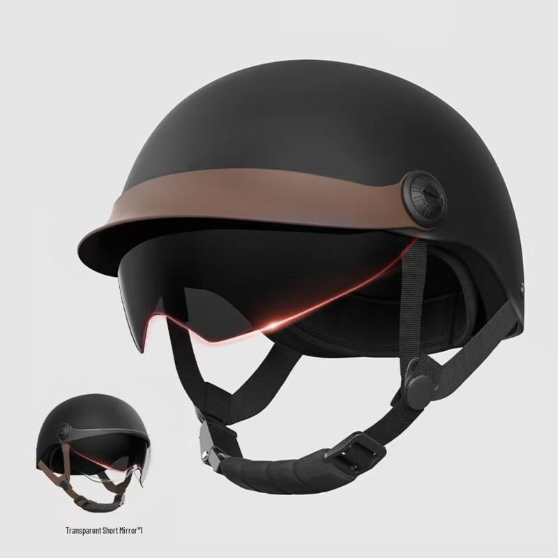 Lishi Electric Motorcycle Helmet with Double Visor One Size