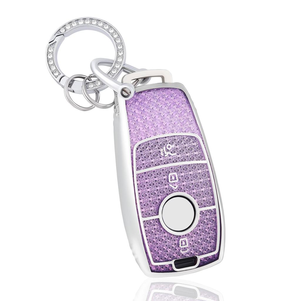 Car Key Cover Case Car Key Fob for Mercedes Benz Class A B C E G S CLA CLE CLS GLA GLC GLE GLK AMG Soft TPU KeyChain Car Key She