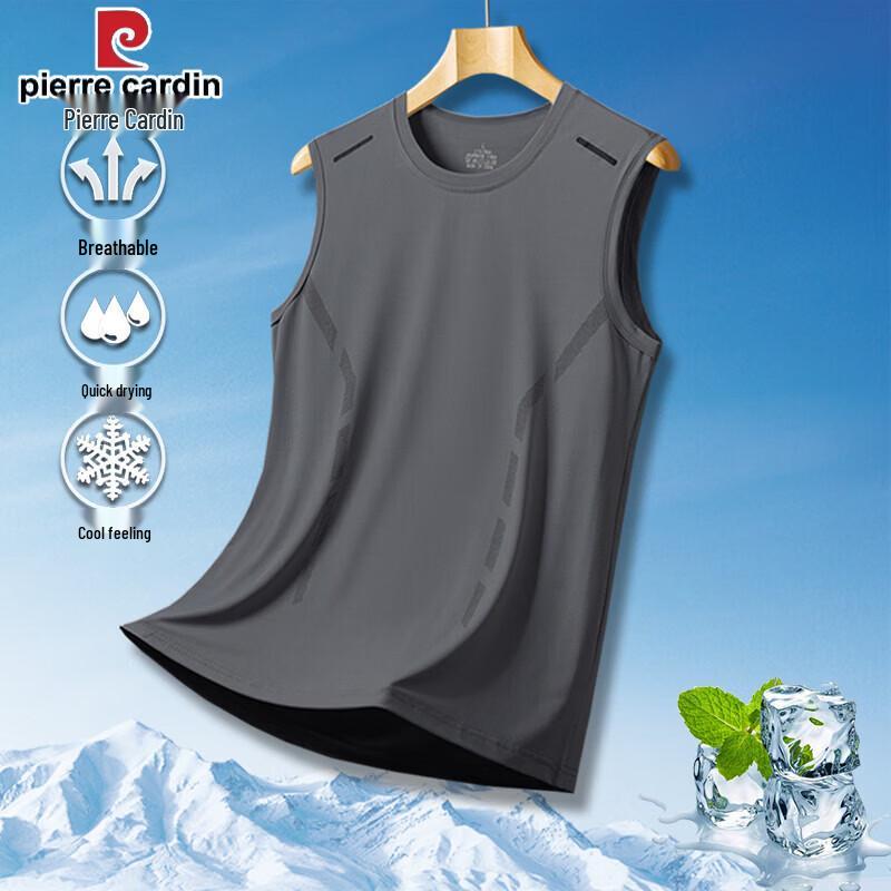 Pierre Cardin Men s Ice Silk Quick-Dry Sports Top 5XL