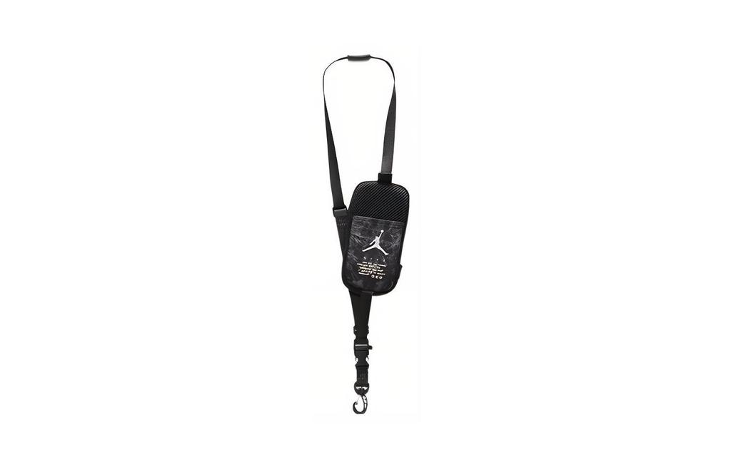 Jordan Nylon Cell Phone Pouch Regular Unisex Black