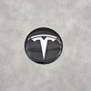 Car Sticker Tesla 4pcs 56mm Black White Tesla Cap Hub Center Cap Logo Sticker for Tesla Model 3 Y S X Personalized Car Sticker C