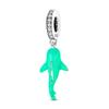 Copper Plated Whale Sharkcharms Fit Original Charm Bead Pendent Dangle Bracelet Diy Women Jewelry Gift