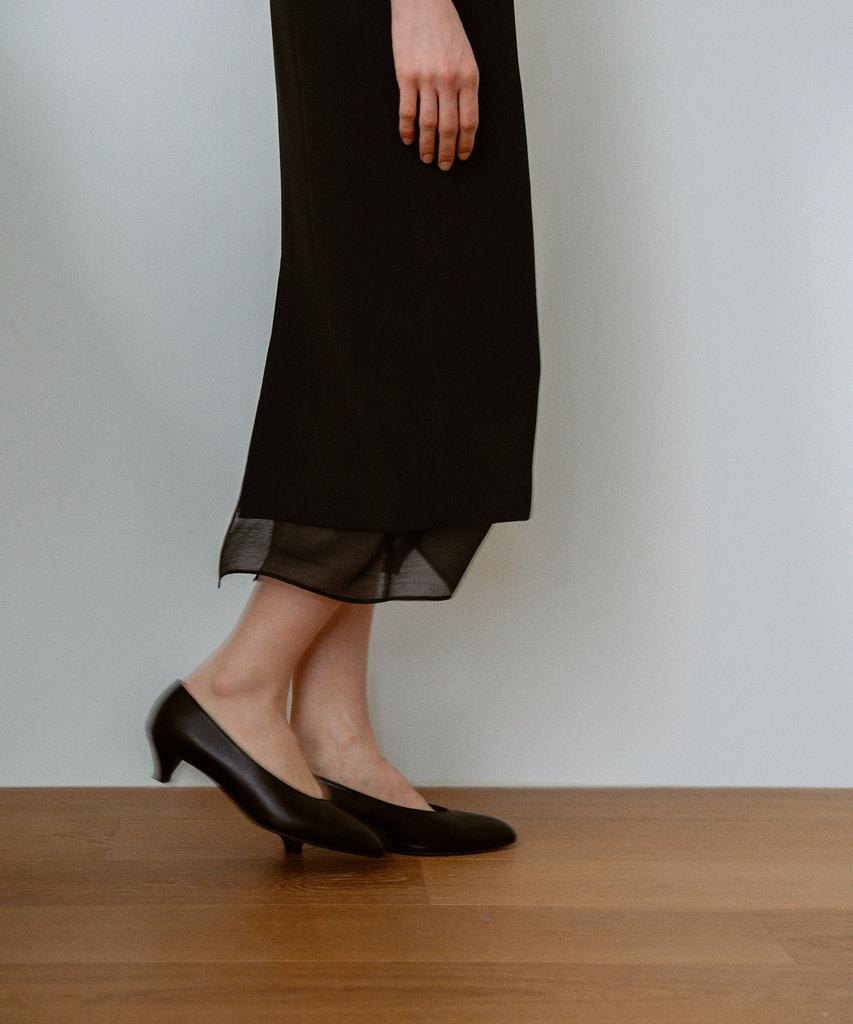 LAMEREI Square See-Through Dress[Lmbfco25Dr5806]-Black