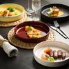High-End Western Food Plate, Kiln-Changed Ceramic Tableware, Restaurant Retro Dish Plate, Ritual Deep Plate, Home Breakfast Plate