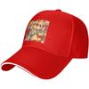 Bunte Reihenhäuser Print Baseballkappe Polyester Sonnenhut Lässige Golfkappe für Erwachsene