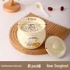 Cute Bear Donut Ceramic Steamed Egg & Stew Pot Set