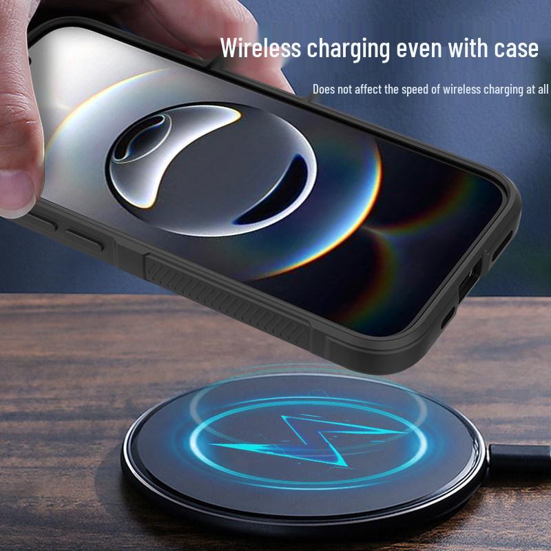 Compatible with iPhone 17e: Liquid Silicone Case with Full Lens Coverage & Airbag Drop Protection