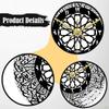 Calligraphy Wall Clock Decorative 11.8 Inch Decor Round Modern Silent Islamic Ramadan