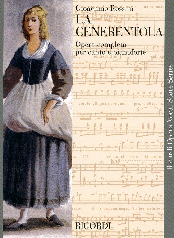 Operapartitur Rossini "Askepott"/Riccordi/Piano/vokal