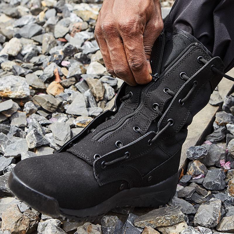 Fashion Lightweight Breathable High-Top Work Boots for Men And Women Outdoor Climbing Tactical Rubber Outsole Shoes