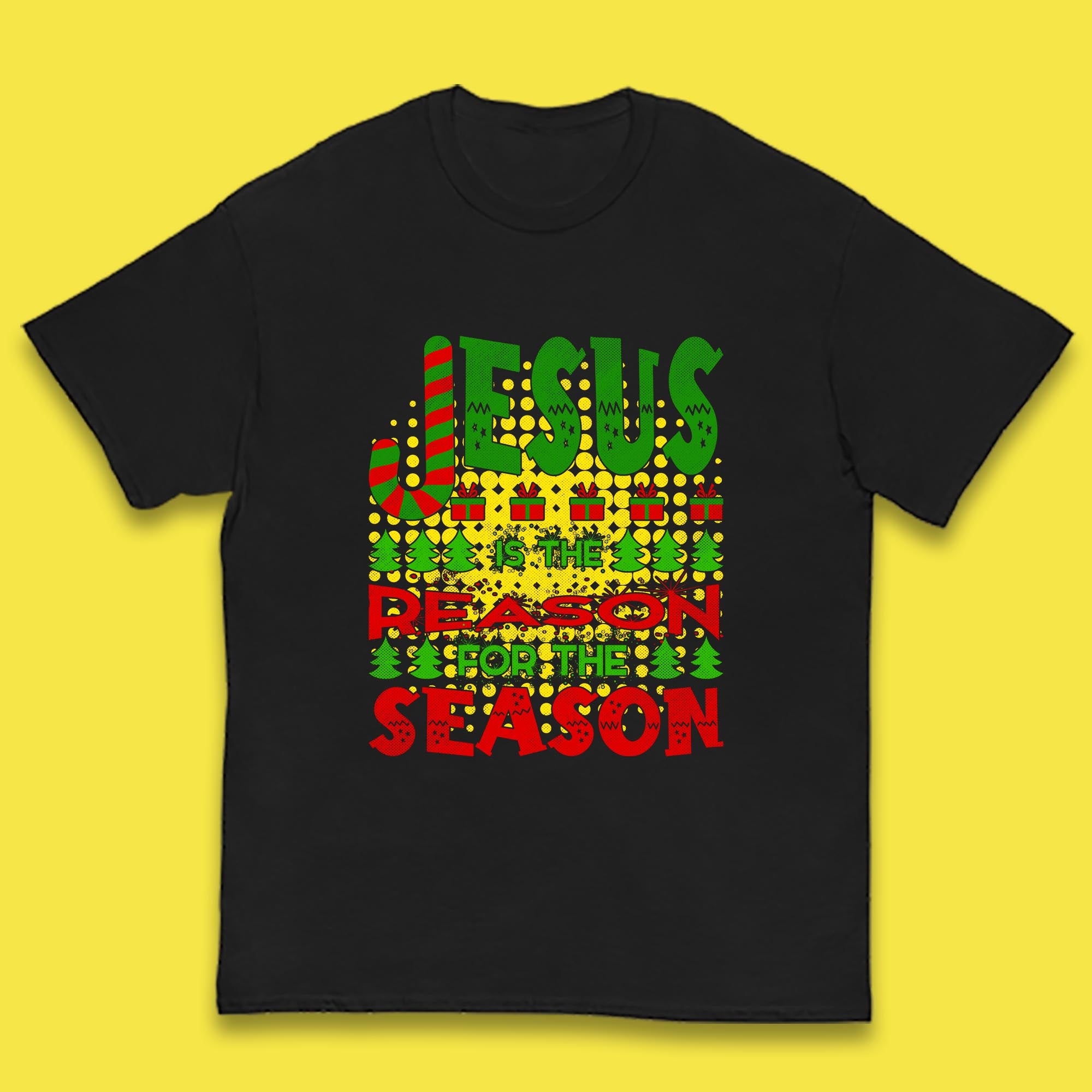 

Jesus Is The Reason For The Season Christmas Kids T Shirt 100