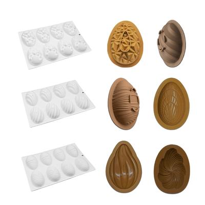 Various Style Eggs Sugar Cake Mold Fondant Cake Food Grade Silicone Mould Baking Tools Mold Chocolate Fondant Mold