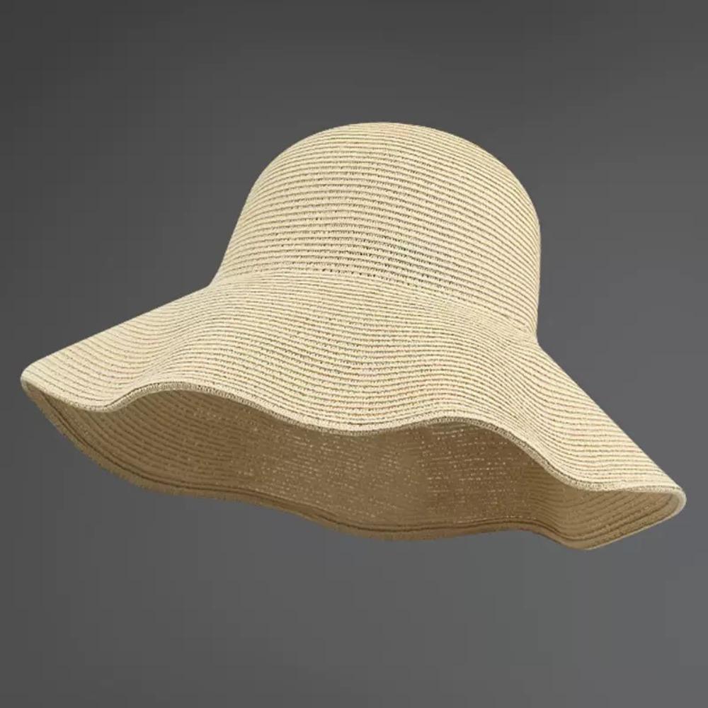 Wide Brim Straw Sun Hat Foldable Wide Brim Hat Women Accessory Beach Hat Beach Vacation
