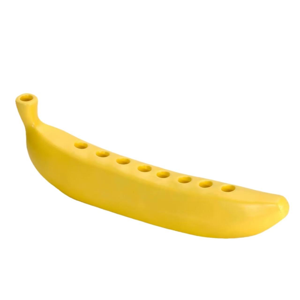 

Banana Candle Holder Set Portable Funny Candle Stand for Home Decor Gift for Valentine s Day Birthday Creative Table Centerpiece 25x7x4cm жовтий