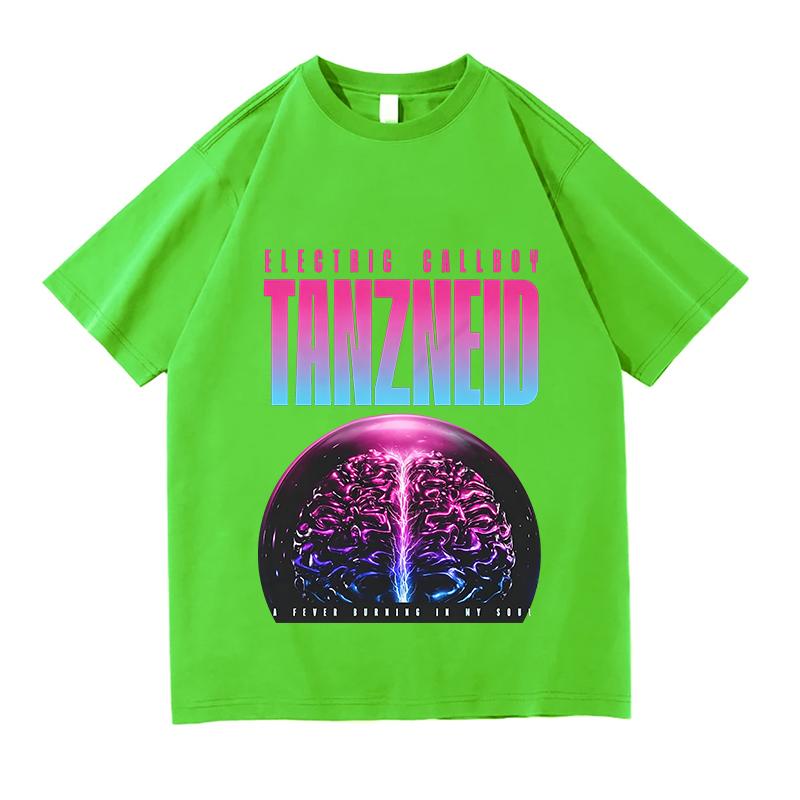 T-Shirt ELECTRIC CALLBOY A Fever Burning in My Soul 100% Cotone Unisex Maglietta Estiva Girocollo Manica Corta Regalo per Fan Abbigliamento