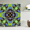 Bohemian Shower Curtains Retro Colorful Boho Printed Bath Curtain Polyester Fabric Home Decor Mosaic Shower Curtains with Hooks