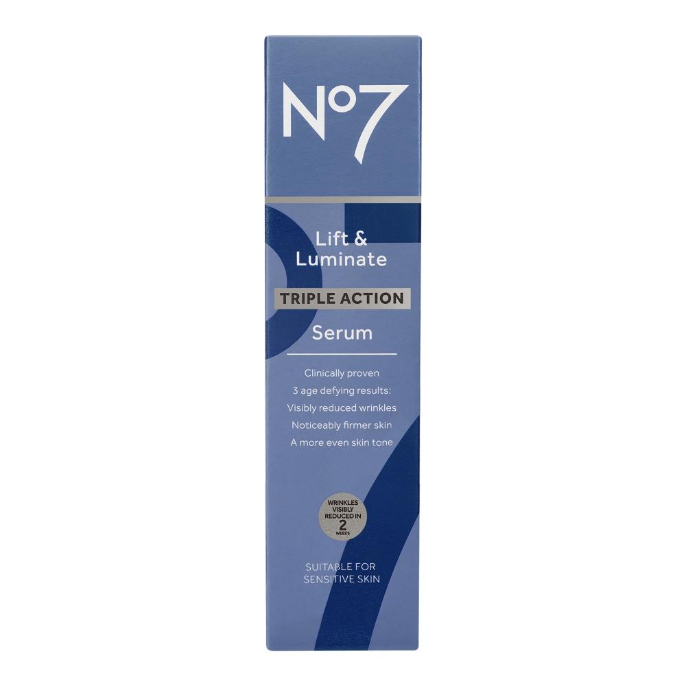No7 Lift Luminate Triple Action Face Serum 1.6 Oz