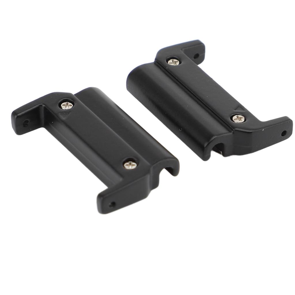 1 Pair Metal Watch Band Adapter for Quick Fit Watch Replaceable Connector for Replacement Black