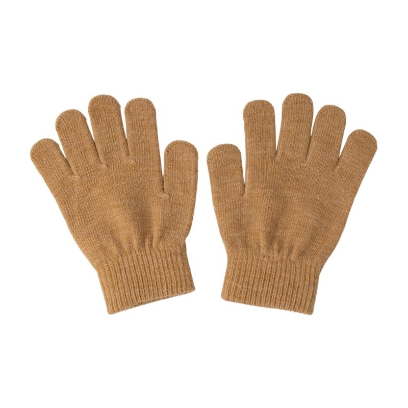 1 Paar Dehnbare Baby-Strickhandschuhe Bequemes Strickgewebe Weiche Thermische Winter-Handbekleidung Für Kinder 4+8T
