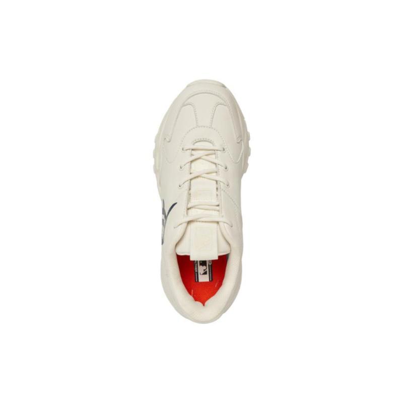 MLB Big Ball Chunky A Slip Resistant Abrasion Resistant Low top Chunky Sneakers Unisex Ecru Sneakers 3ASHC101N-46WHS