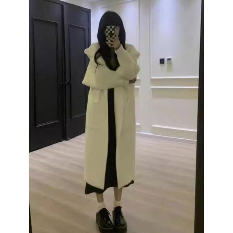 Women's Fleece-Lined Long Fishtail Dress - Pure & Sexy Style, Slimming Square Neck, Perfect for Autumn/Winter.