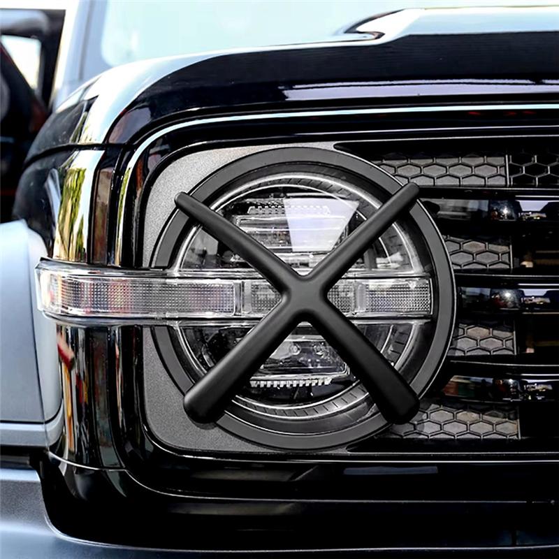 For GWM Tank 300 -2024 Car Front Headlight Decorative Frame Cover Trim Accessories