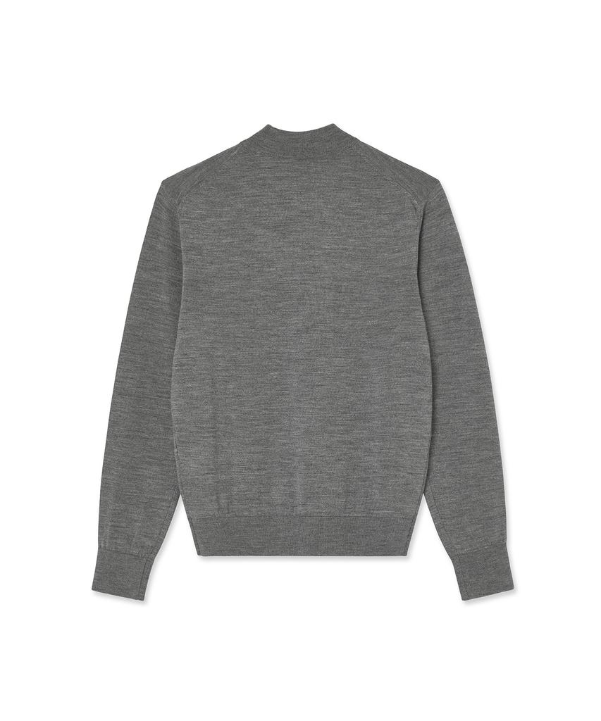 IOLO Royal Semi Mock Neck_Gray