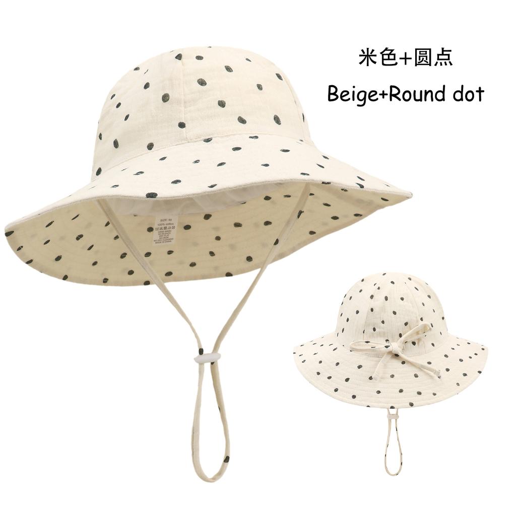 Newborn Boys Girls Bucket Hat Summer Kids Toddler Panama Cap 0 to 48 Months Soft Cotton Baby Sun Hat flower printing Cute Bunny